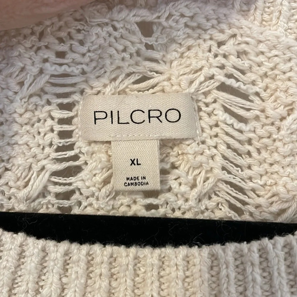 Pilcro Longline Stitch Cozy Sweater XL - Picture 6 of 7